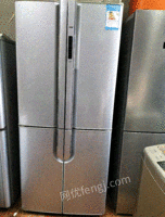 黑龙江哈尔滨美菱四开冰箱出售，正常使用，干净免费送货上门。