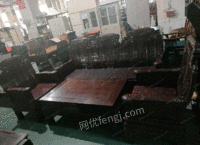 广东珠海酸枝红木沙发+电视柜7件套出售