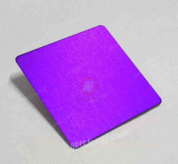佛山厂家真空电镀发纹紫罗兰不锈钢板
