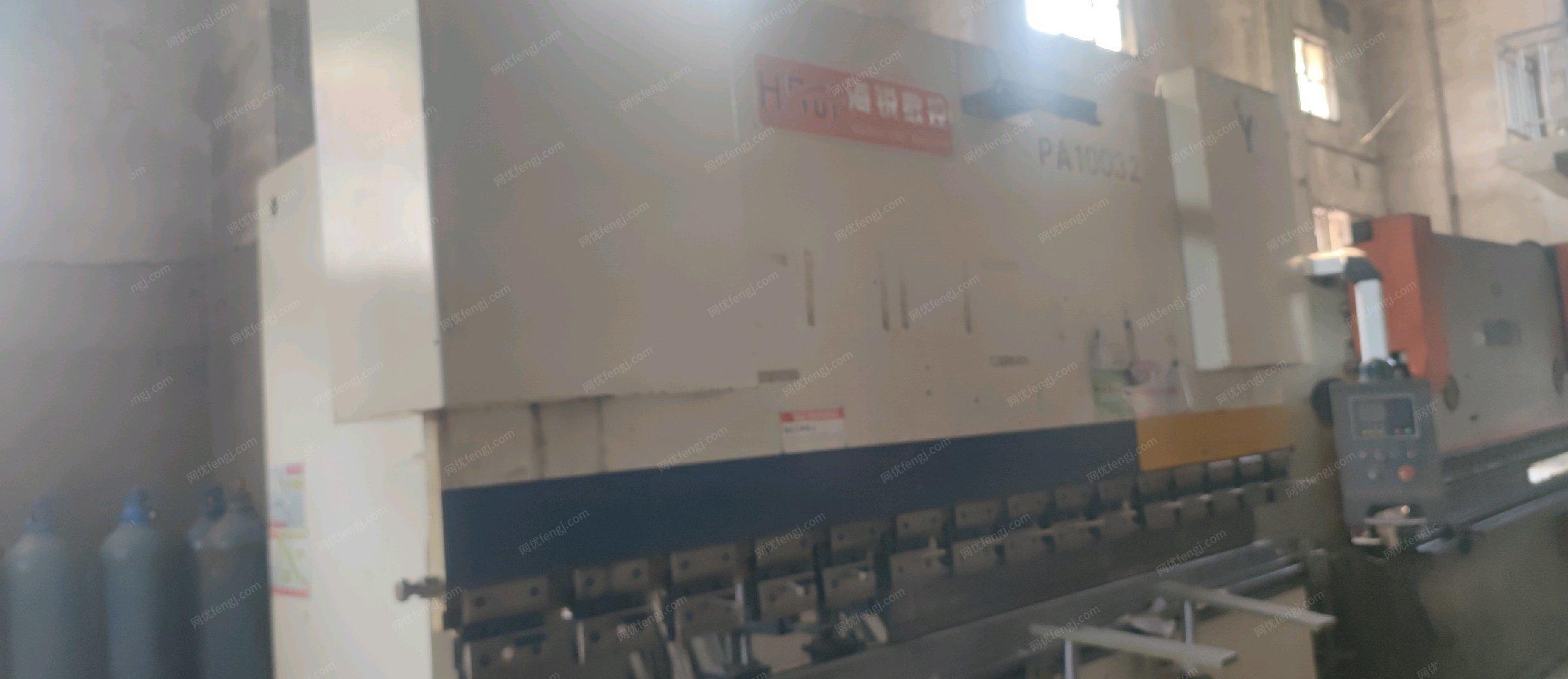 湖北武汉转让激光切割机，数控折弯，剪板机9成新