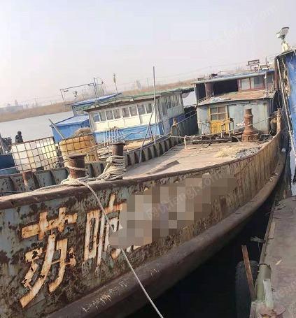 出售二手渔船，长23米重柴100马力