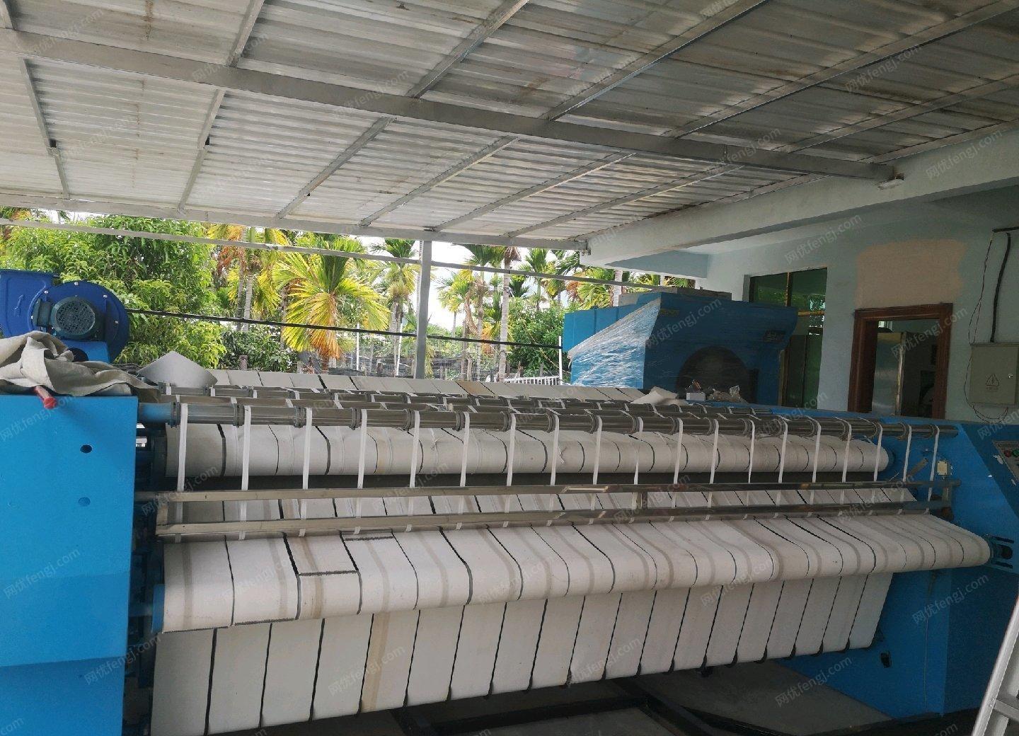 海南三亚布草洗涤厂设备低价出售