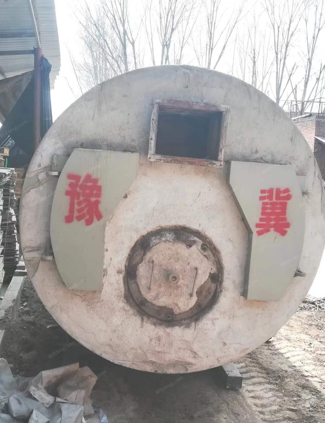 河南新乡2吨燃气蒸汽锅炉出售， 2016年生产