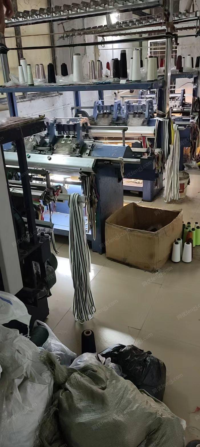 广州白云区织带厂转让二手六色织带机设备有11台