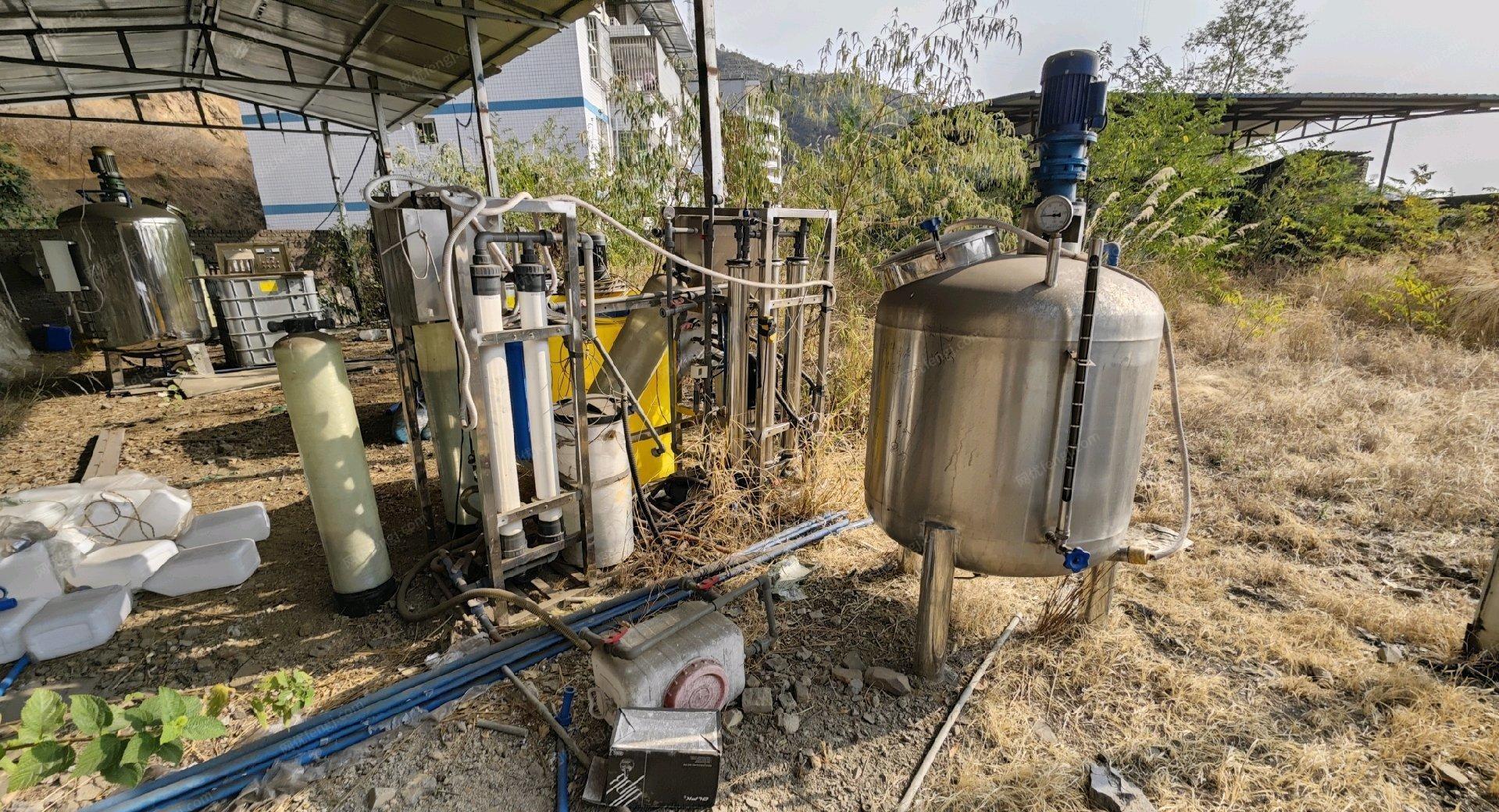 四川攀枝花EDI超纯水处理设备，反应釜，搅拌罐自动罐装机自动售液机等
