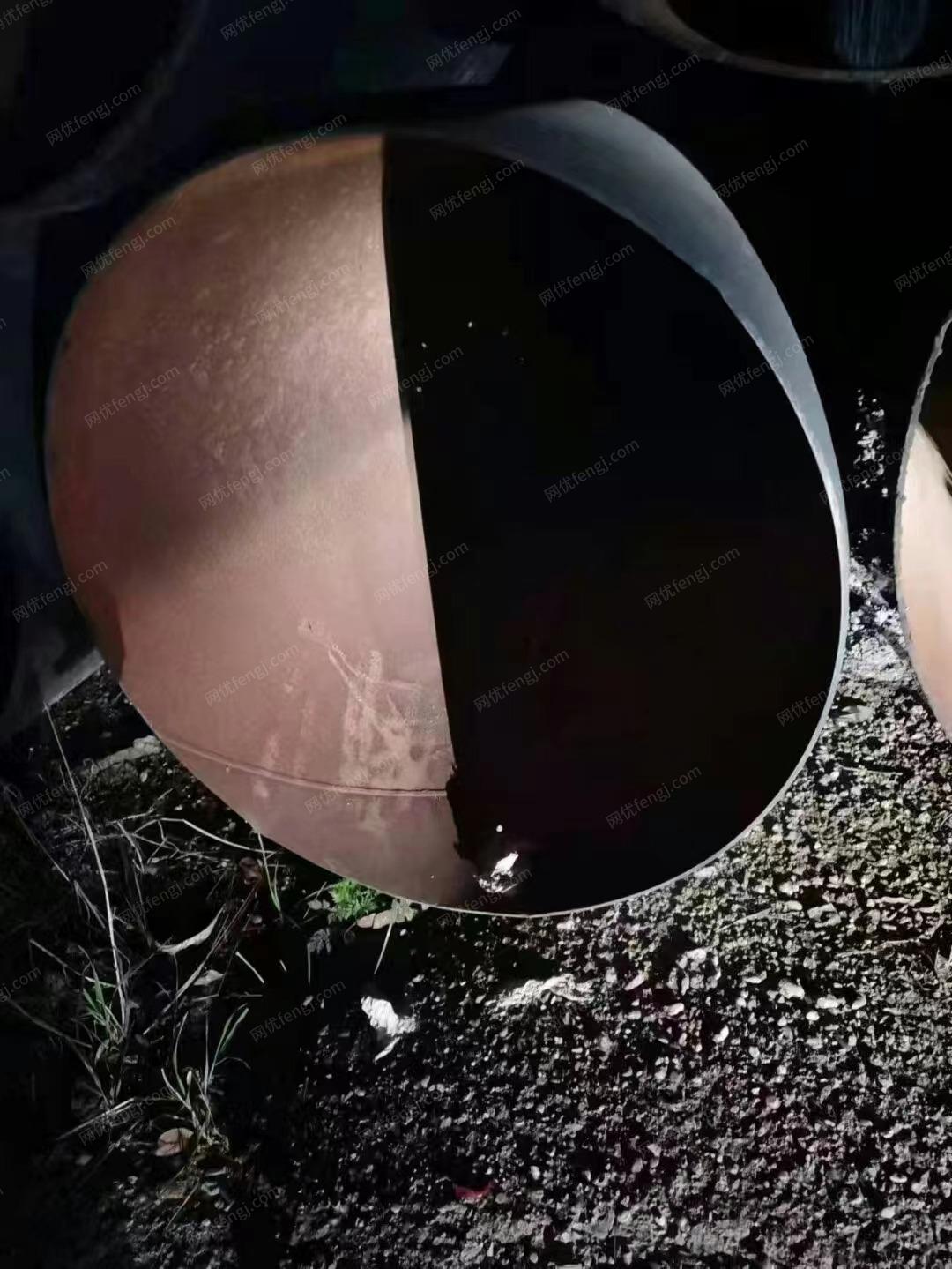 湖南常德出售二手螺旋钢管:1020直径,8个厚,