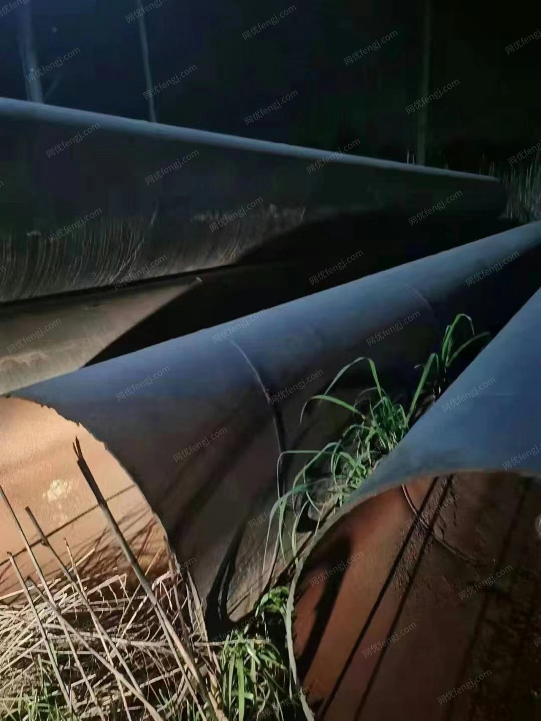 湖南常德出售二手螺旋钢管:1020直径,8个厚,