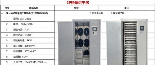 广西桂林项目关停,转让二手空气能热风循环烘箱