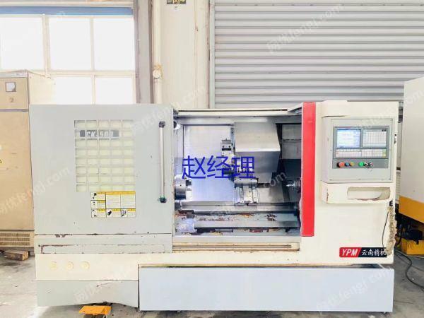 市场现货处理二手云南CK500L-1000数控斜身车二手斜轨车