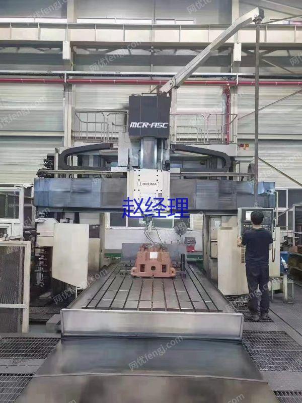 市场现货处理二手大隈MCR-A5C龙门加工中心二手2x4米数控龙门