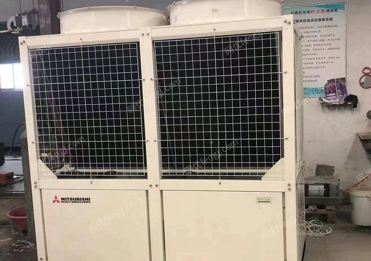 出售21年三菱冷熱模塊機(jī)組 二手風(fēng)冷熱泵機(jī)組回收