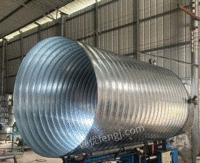 螺旋风管专业加工生产通风排气管丨镀锌螺旋风管耐抗压