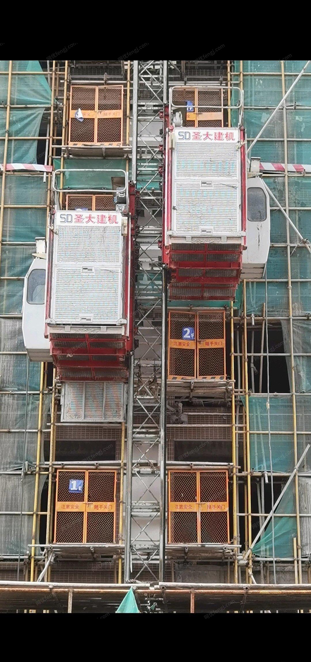 湖南衡阳本人现有运行完好施工电梯出售