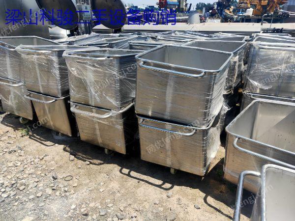 现货转让304不锈钢食品厂物料手推车200运料车