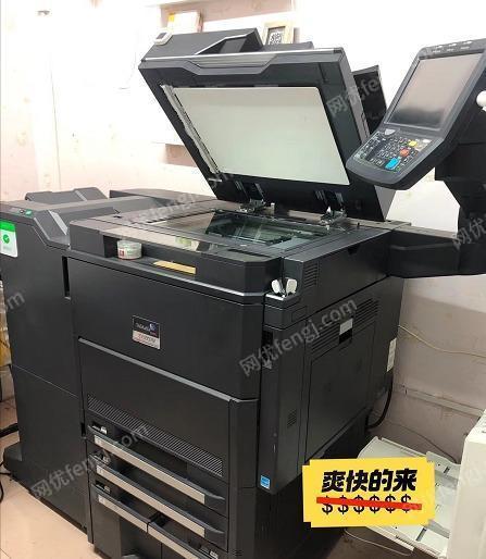 出售闲置印刷设备京瓷6501i，新换定影器，带自动装订