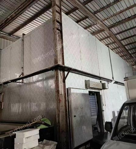 出售閑置15.2?5.6?5.5高雙層冷庫(kù) 15公分厚 有地板 兩臺(tái)20p風(fēng)冷4臺(tái)80風(fēng)機(jī) 二手冷庫(kù)回收