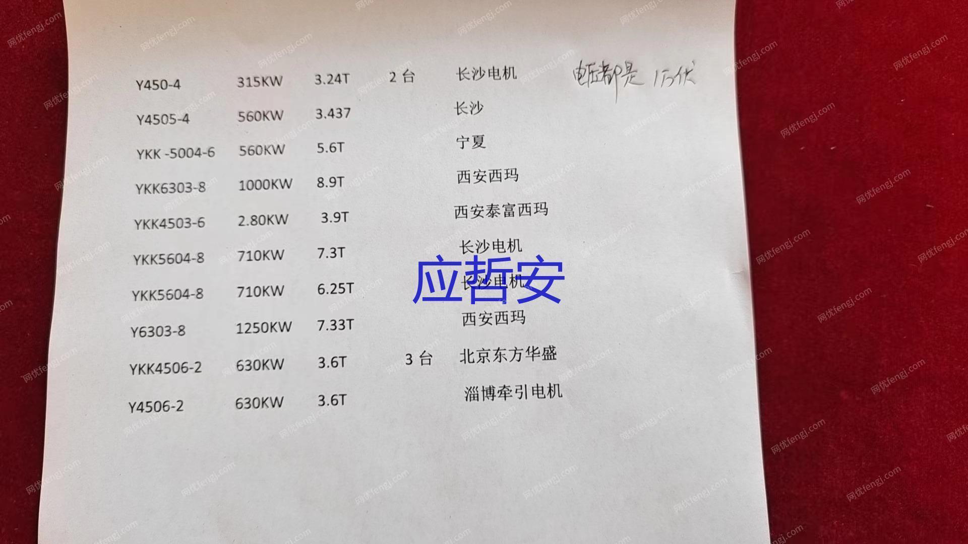 其它电动机出售