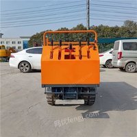 站立式小型履带运输车 水稻育苗车 果园爬坡搬运车
