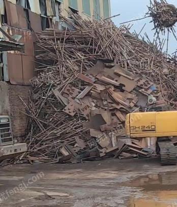 吉林货场供应废钢特级破碎料1000吨