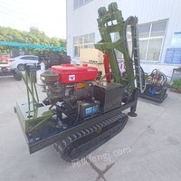 小型庭院光伏地钉机 机动灵活 快速成孔 螺旋钻孔