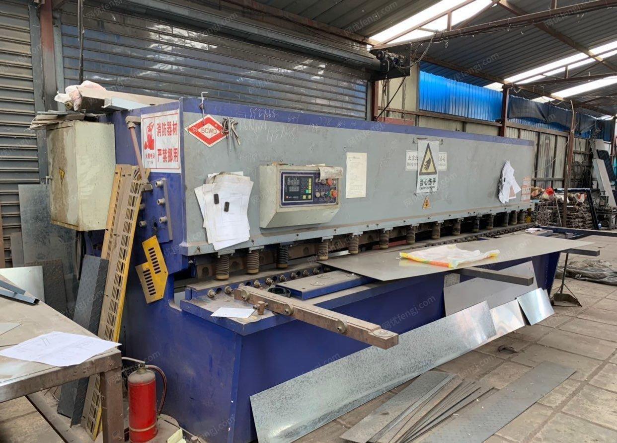 北京朝阳区出售二手剪板机4米 ，折弯机100吨