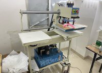 广东广州出售半自动液压双工位烫画机40*60油压烫印热转印烫钻印花机器
