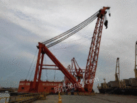 港口公司一批固定式桅杆起重机、框架式吊梁二手设备转让招标