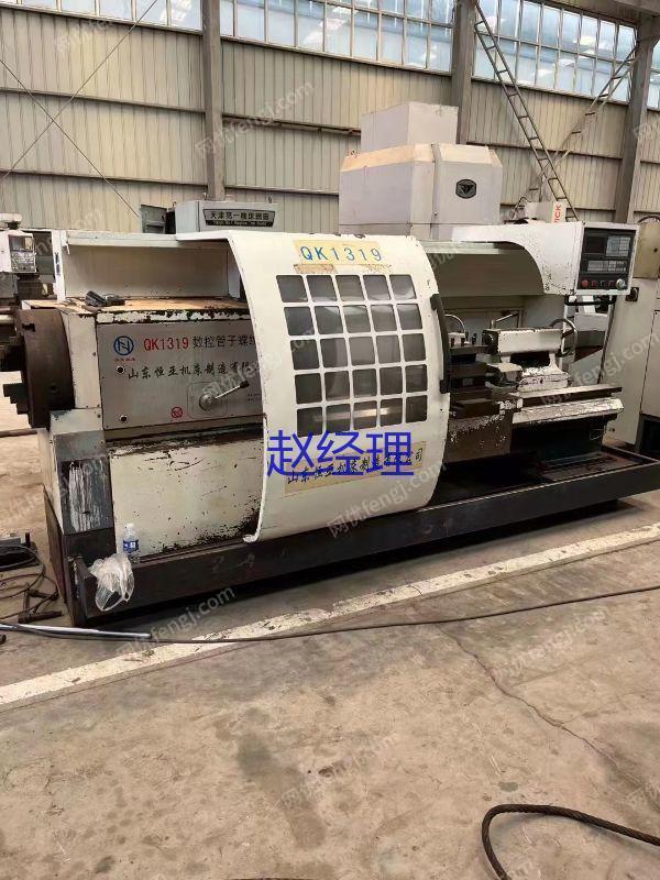 现货库存处理二手恒亚QK1319数控管螺纹车床二手管螺纹车床
