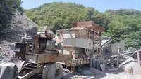 石料厂就近处理1614移动捶式破碎机1台，带半挂，买来2-3年，有图片