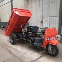 柴油三轮车养殖自卸工地翻斗工程运输载重车