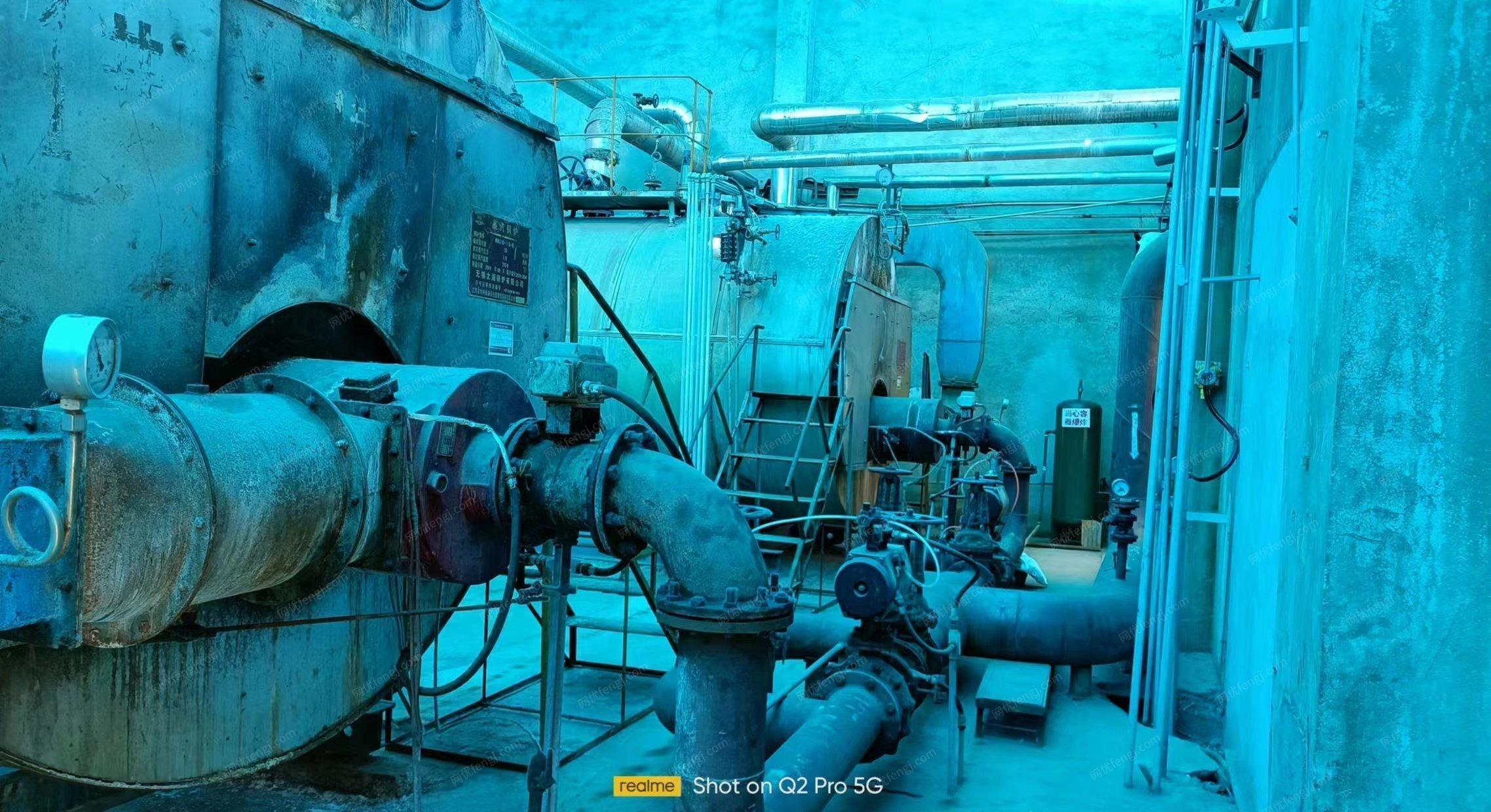 安徽淮北转让12年成套2台10吨成套燃气锅炉