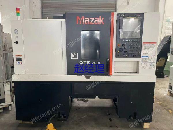 现货库存处理二手马扎克QTE-200L数控斜身车二手斜轨车