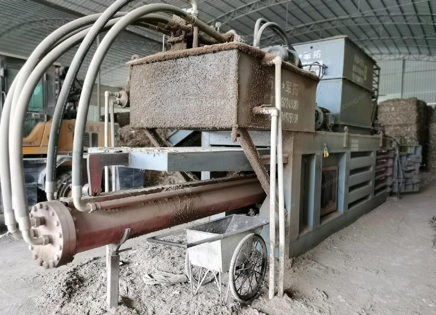 广西桂林200吨半自动废纸打包机转让