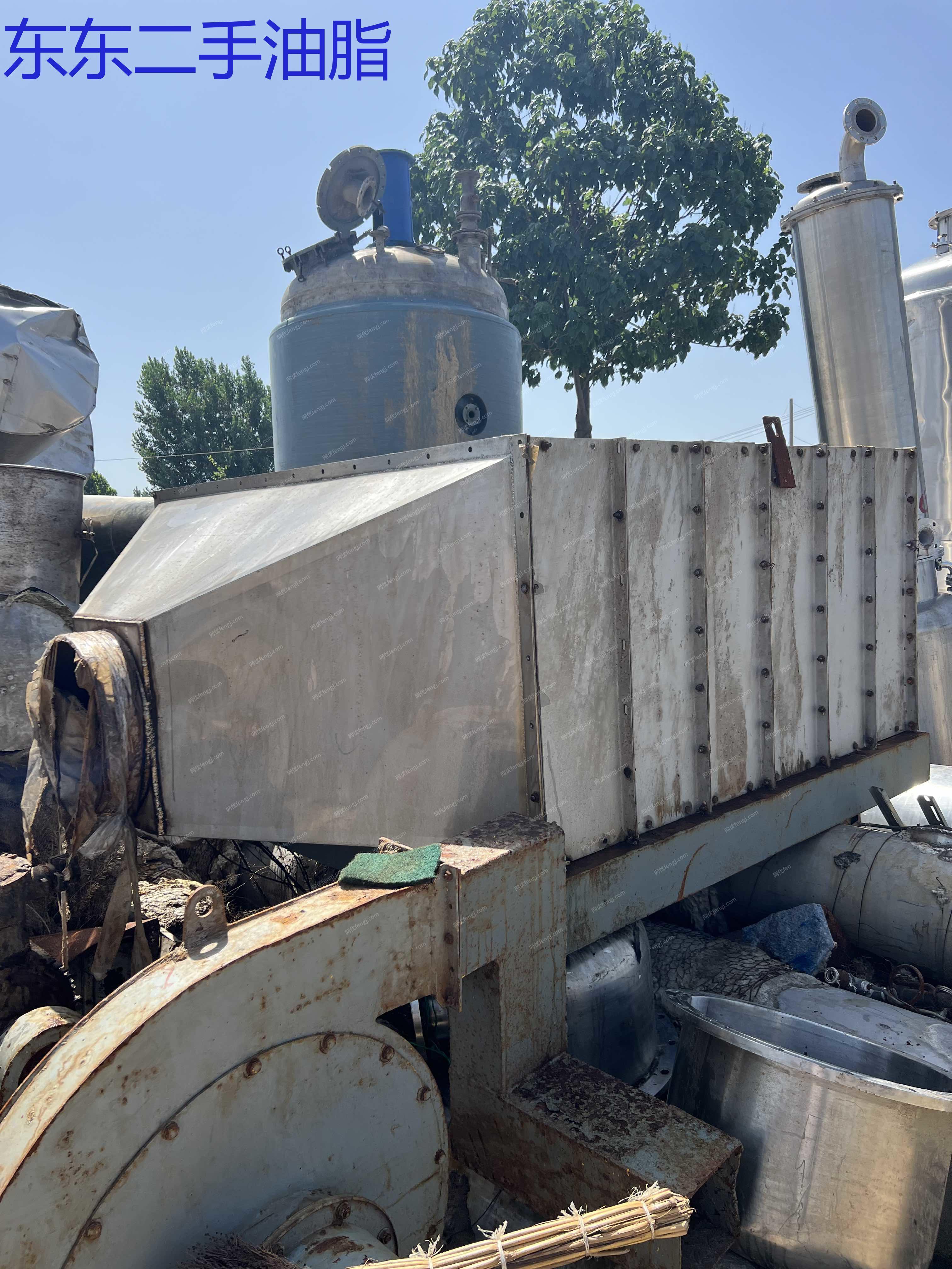 市场库存转让0.75x7.5米流化床干燥机 2205材质 化工干燥设备