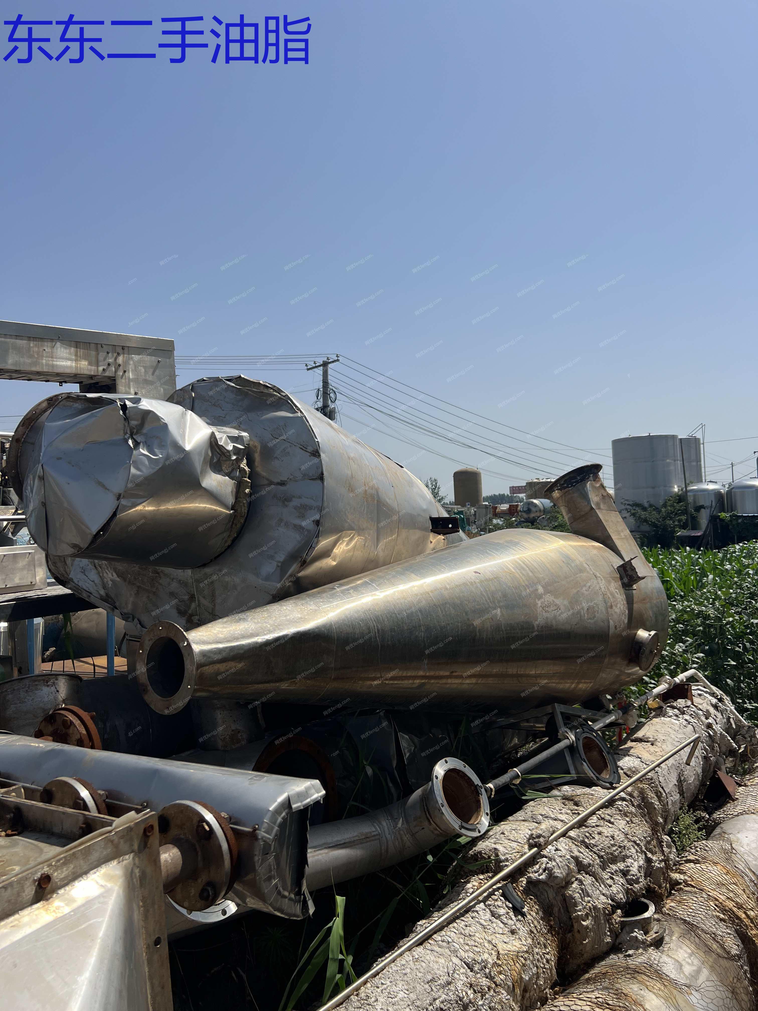 市场库存转让0.75x7.5米流化床干燥机 2205材质 化工干燥设备