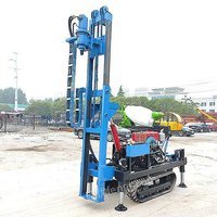 小型进院光伏地钉机 全地形液压太阳能打桩机