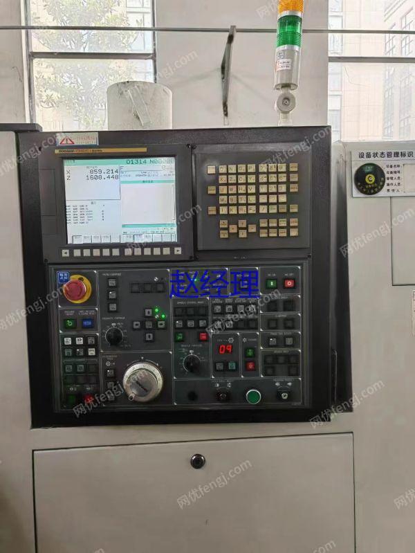 市场现货转让二手斗山PIMAGT-2600数控斜身车二手斜轨车