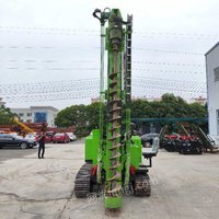 山地高原太阳能发电钻机 液压高低腿光伏打桩机