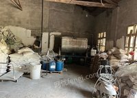 安徽合肥涂料厂用于生产乳胶漆，真石漆设备转让： 分散机22KW、搅拌机