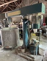 安徽合肥涂料厂用于生产乳胶漆，真石漆设备转让： 分散机22KW、搅拌机