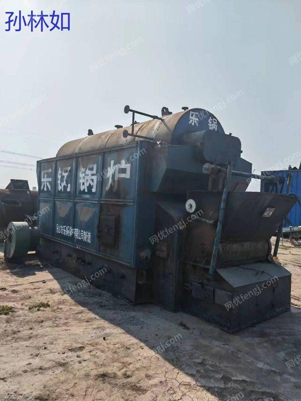 市场现货2吨蒸汽锅炉设备试机没有用配件齐全
