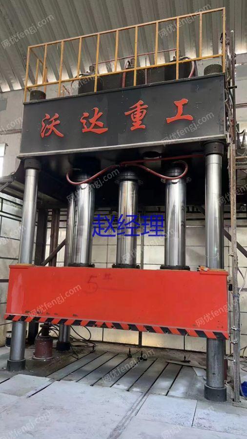 市场库存转让二手沃达1200吨四柱液压机行程:1800mm