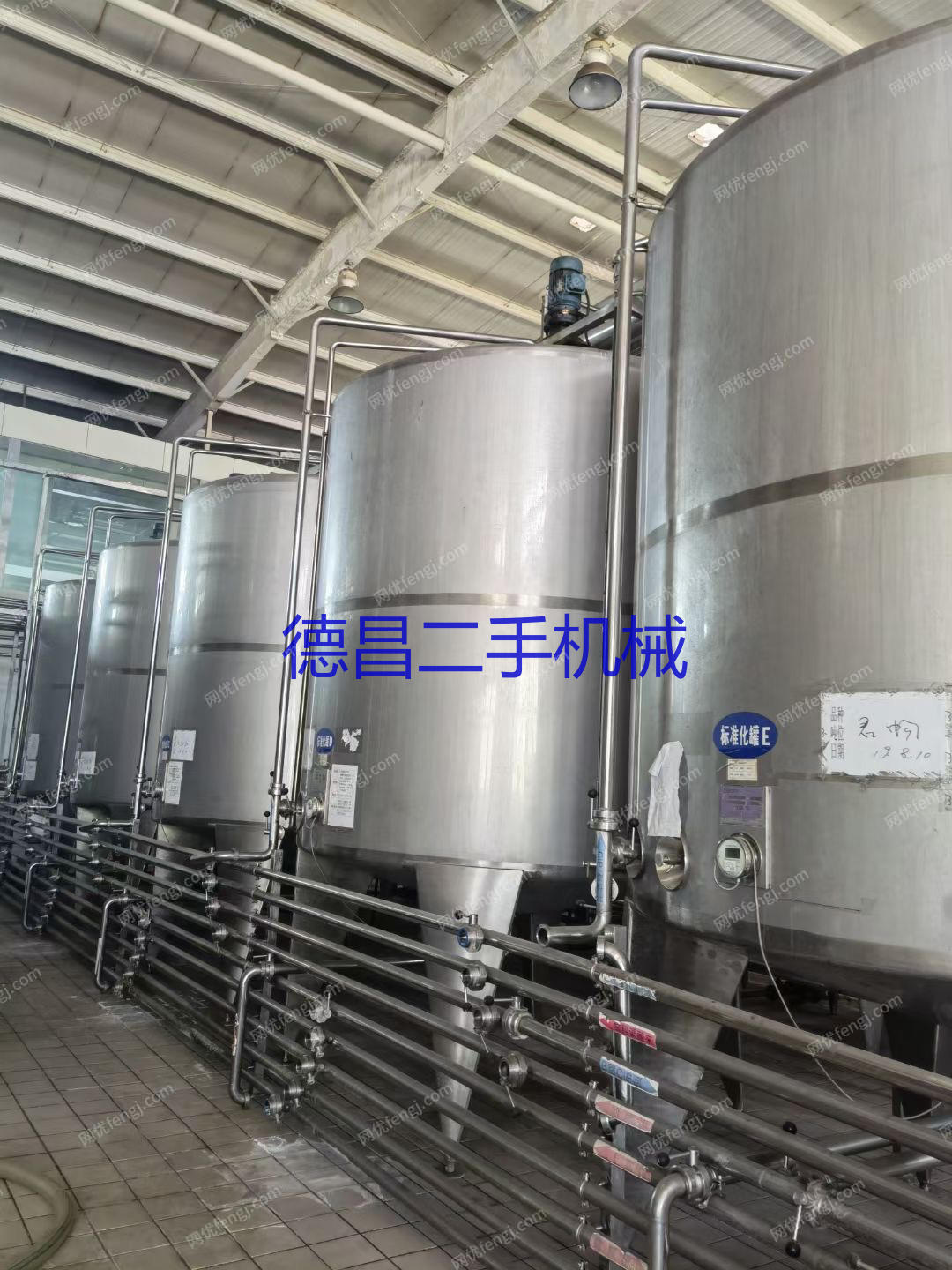 市场库存二手不锈钢搅拌罐,发酵罐,乳品罐,调配罐