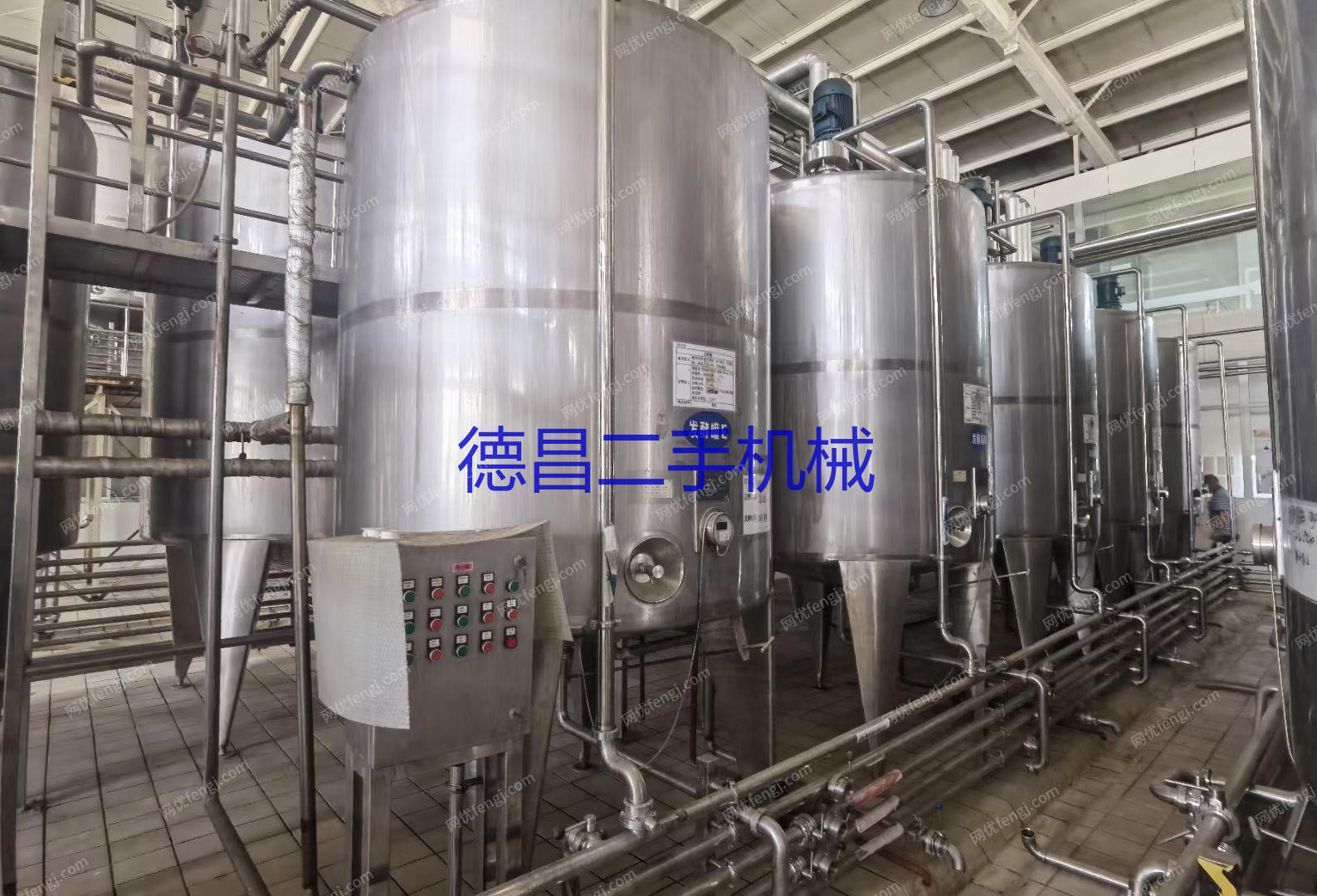 市场库存二手不锈钢搅拌罐,发酵罐,乳品罐,调配罐