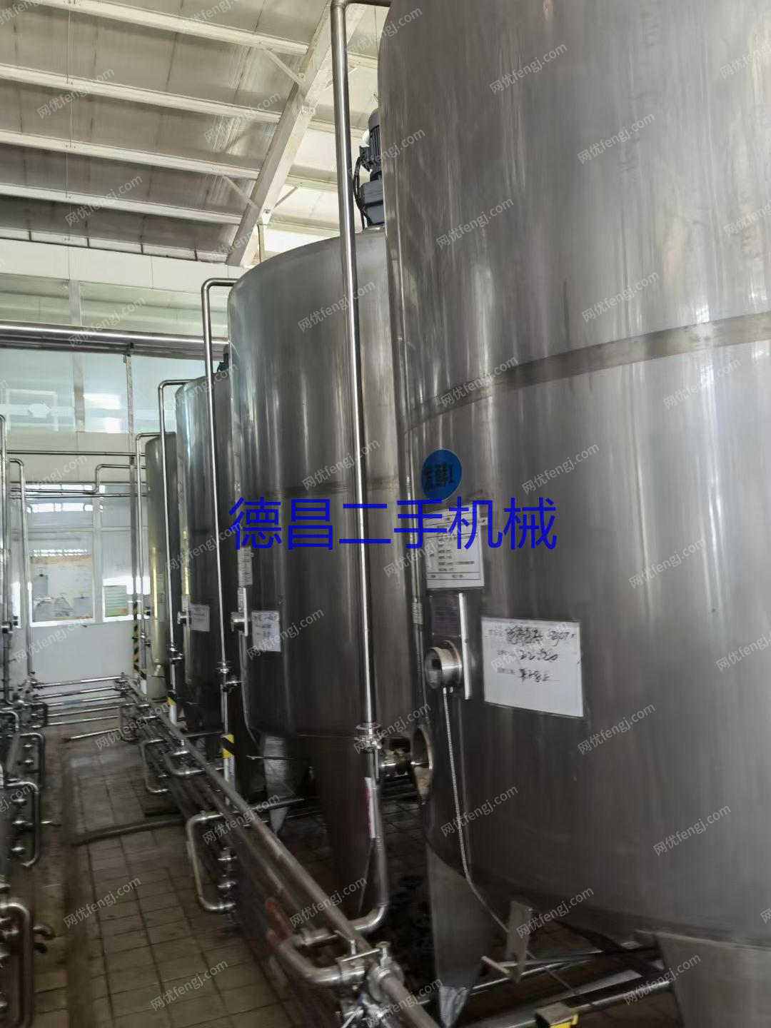 市场库存二手不锈钢搅拌罐,发酵罐,乳品罐,调配罐