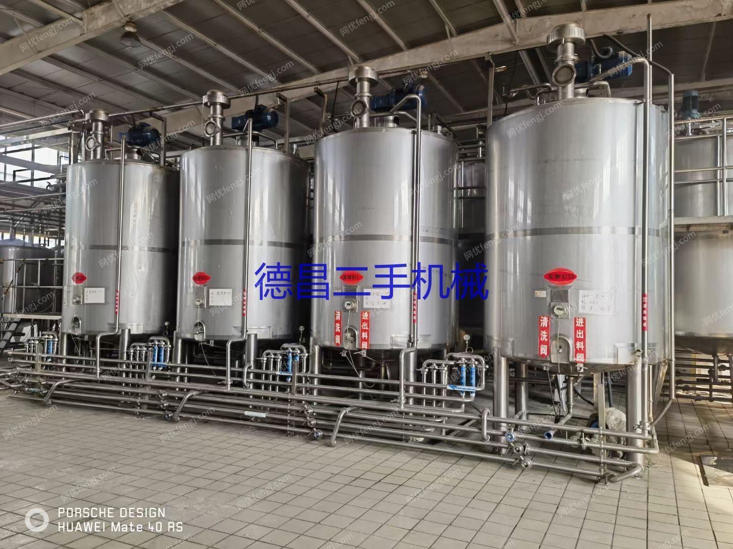 市场库存二手不锈钢搅拌罐,发酵罐,乳品罐,调配罐