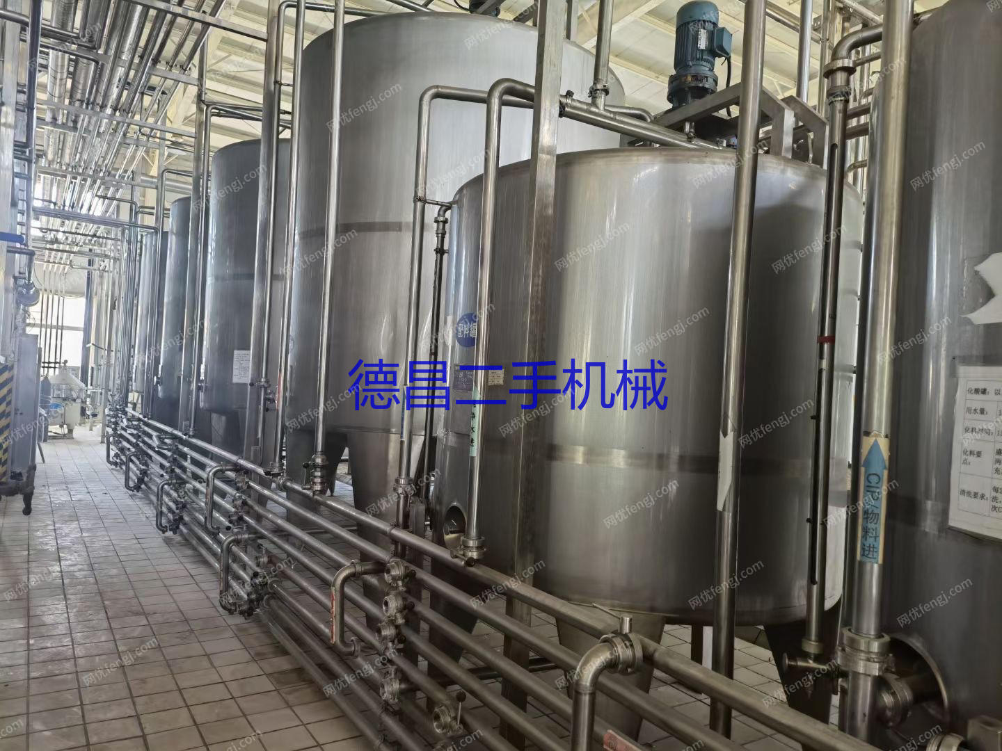 市场库存二手不锈钢搅拌罐,发酵罐,乳品罐,调配罐