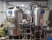 精酿啤酒设备转让 发酵罐等
