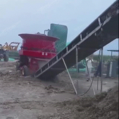 大型全自动圆盘粉碎机#玉米秸秆破碎机