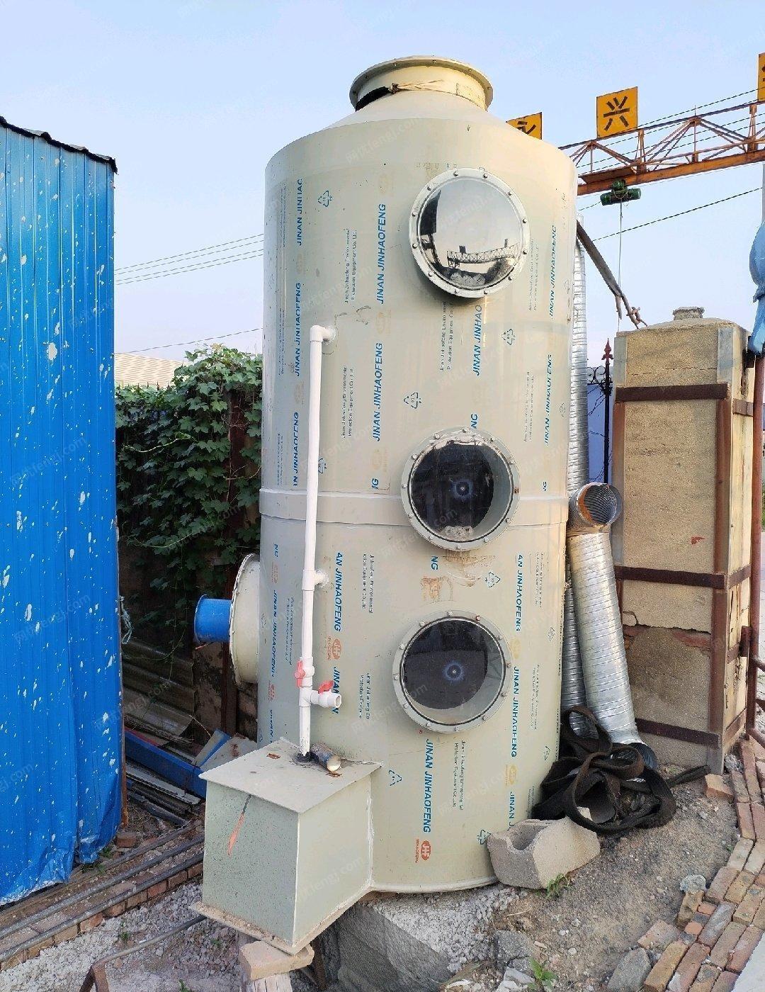 河北沧州出售喷淋塔，静电式油烟净化器